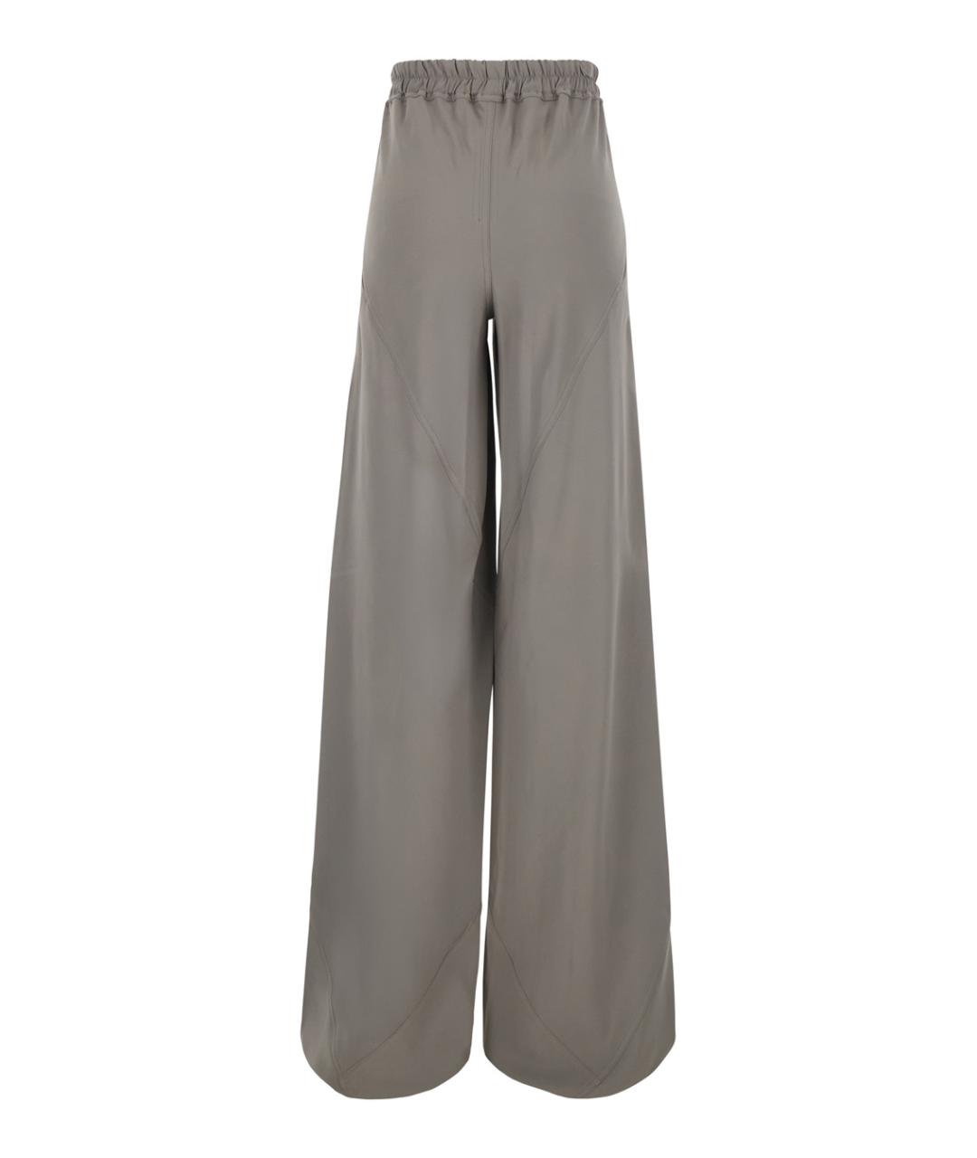RICK OWENS Серые брюки широкие, фото 2