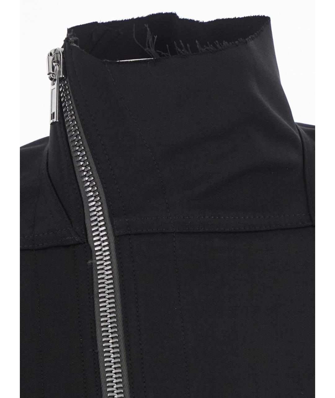 RICK OWENS Черная шерстяная куртка, фото 3