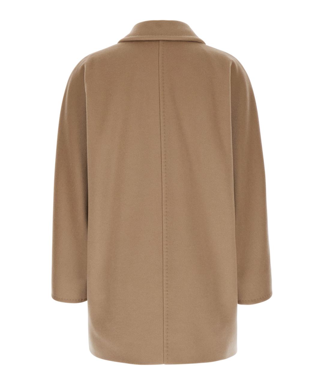 MAX MARA Бежевая шерстяная куртка, фото 2