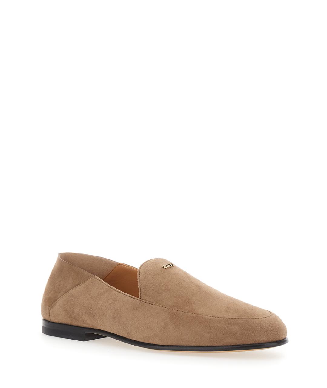 TOD'S Бежевые замшевые лоферы, фото 2