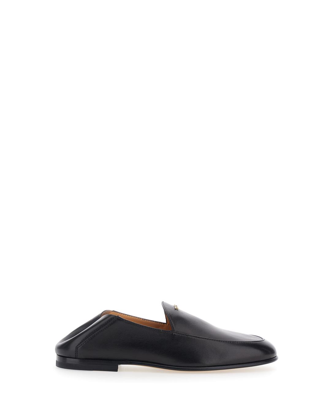 TOD'S Черные кожаные лоферы, фото 5