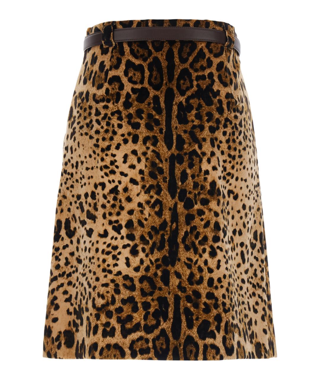 MAX MARA STUDIO Мульти хлопковая юбка миди, фото 2