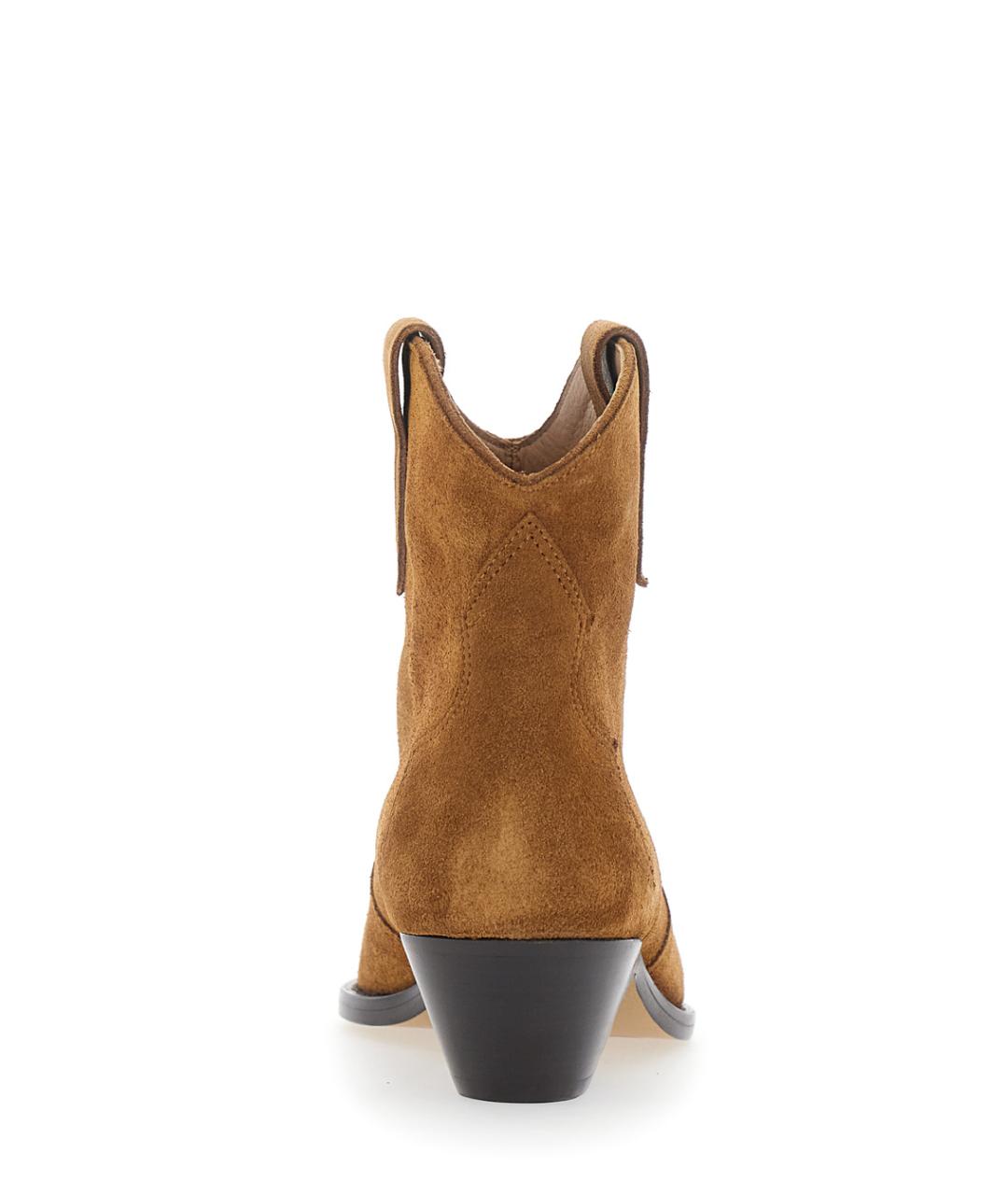 ISABEL MARANT Коричневые замшевые ботильоны, фото 4