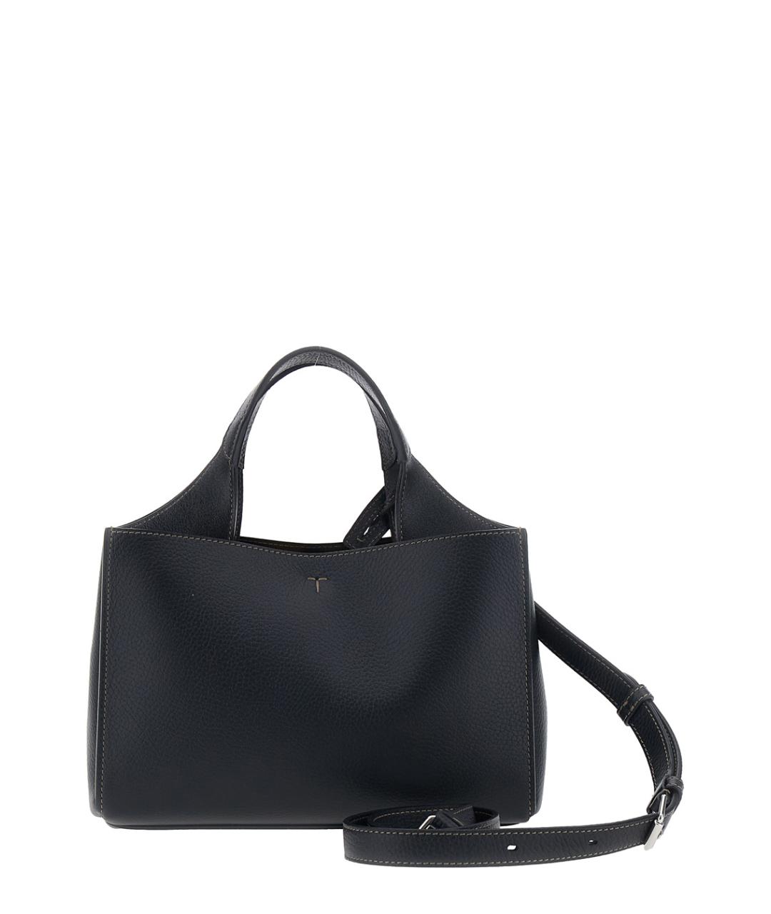 TOD'S Черная кожаная сумка через плечо, фото 2