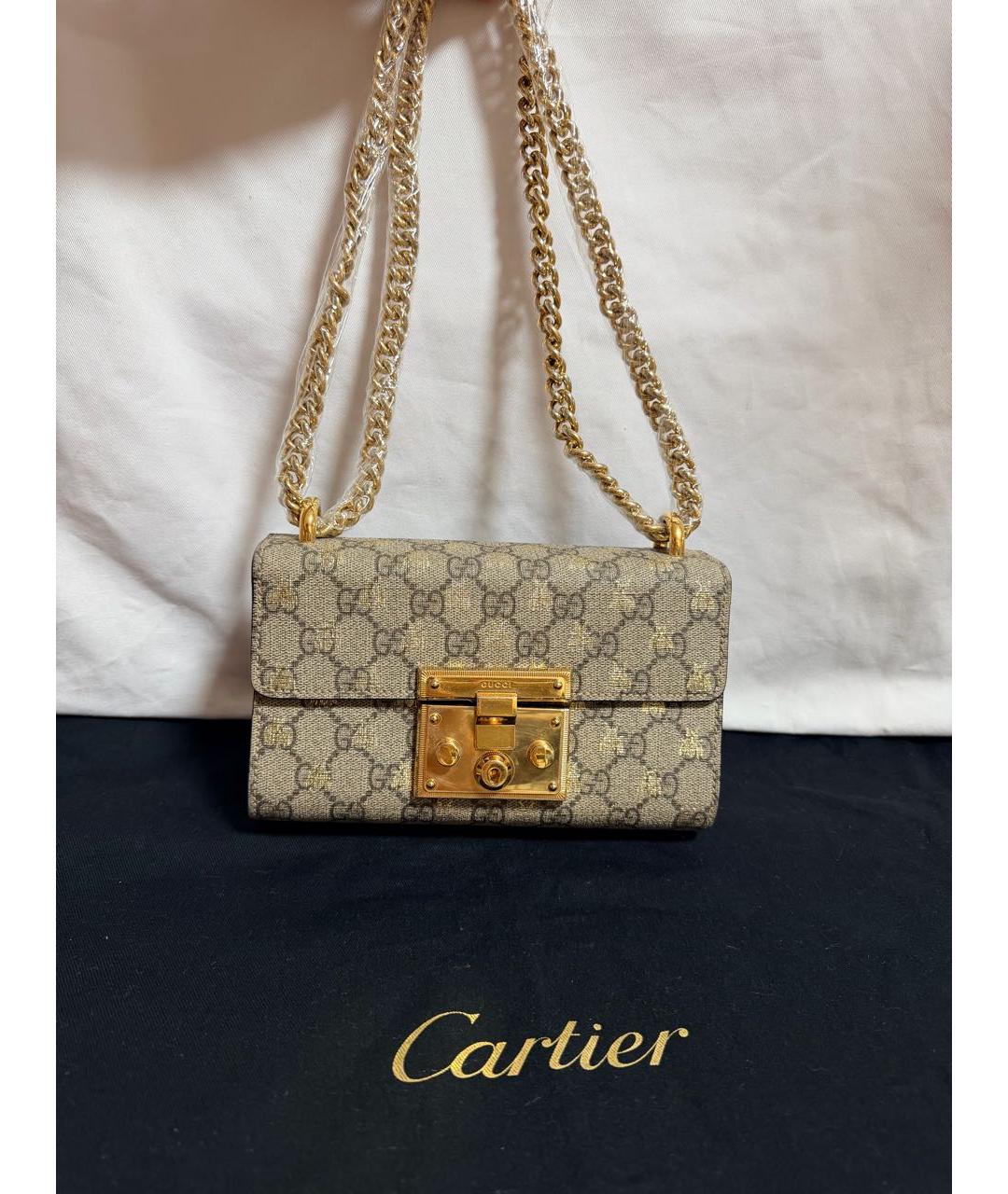 GUCCI Бежевая сумка через плечо, фото 2
