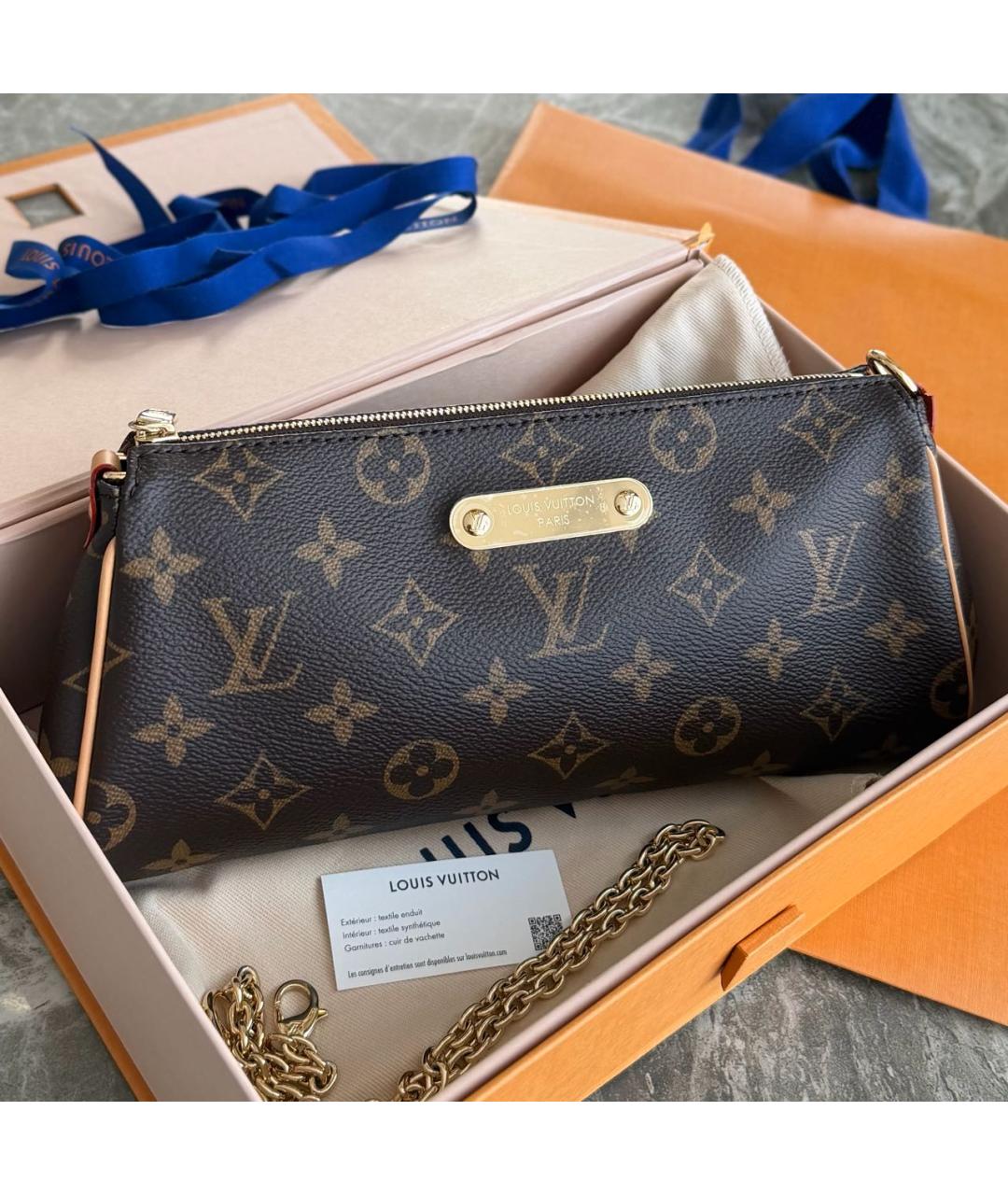 LOUIS VUITTON Коричневая сумка через плечо, фото 3