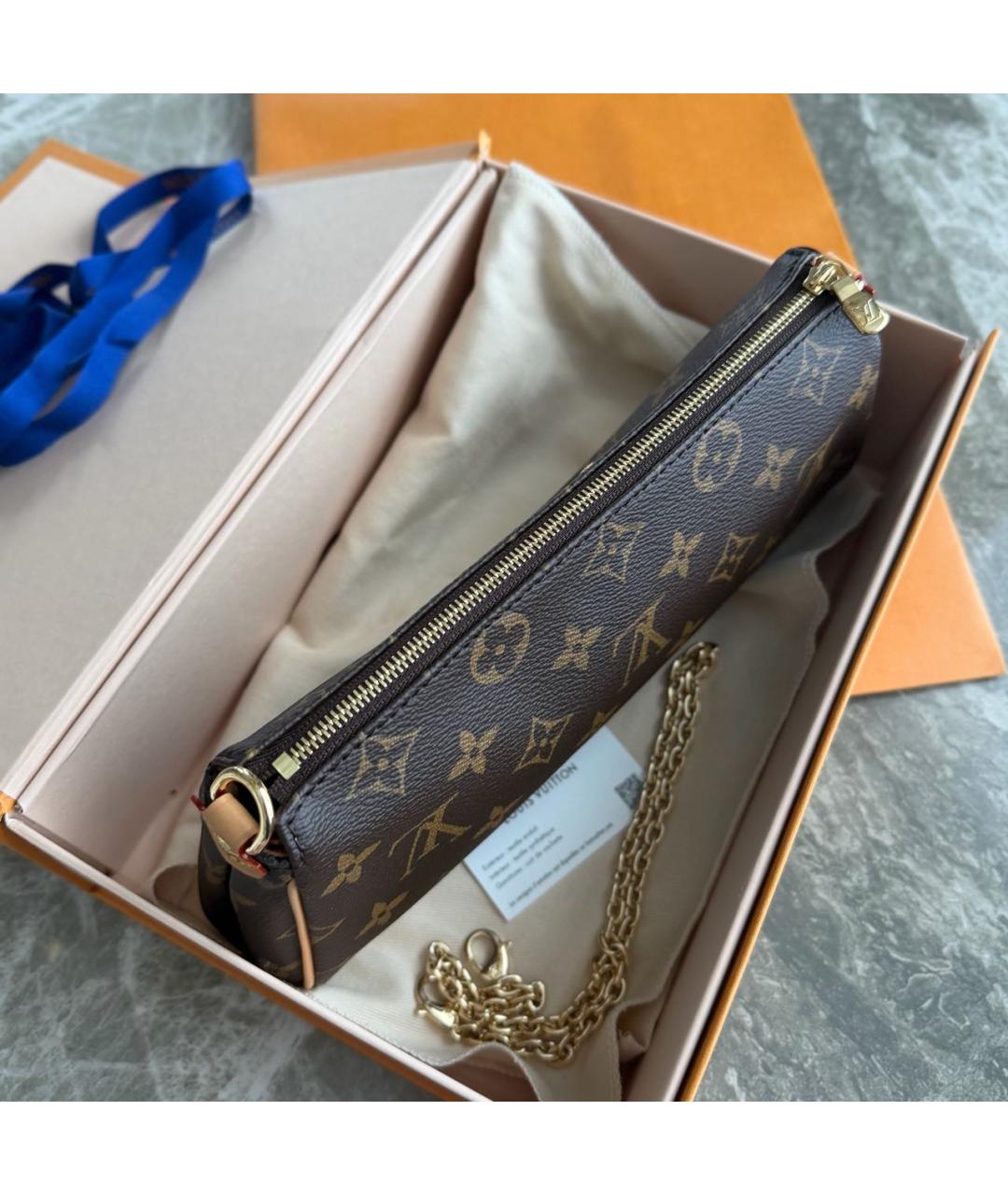 LOUIS VUITTON Коричневая сумка через плечо, фото 4
