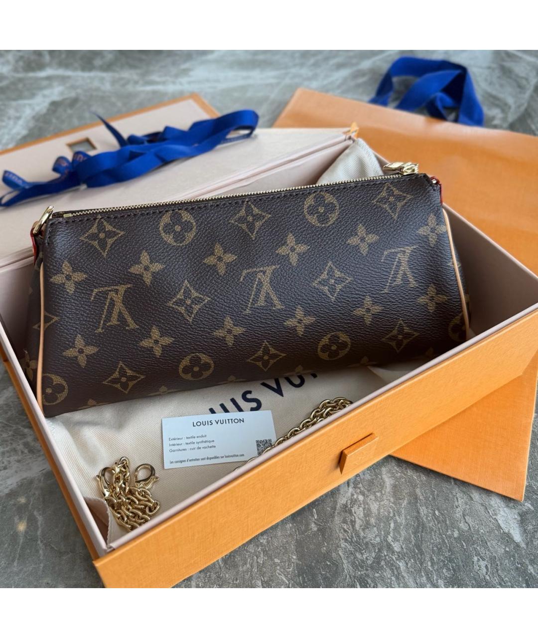 LOUIS VUITTON Коричневая сумка через плечо, фото 5