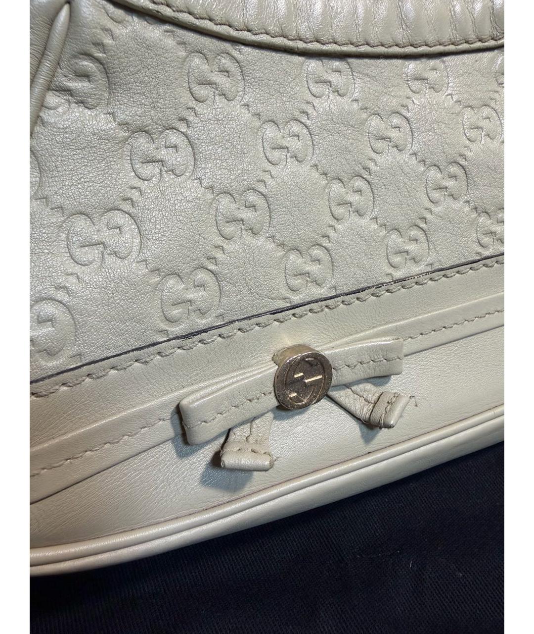 GUCCI Кожаная сумка с короткими ручками, фото 6