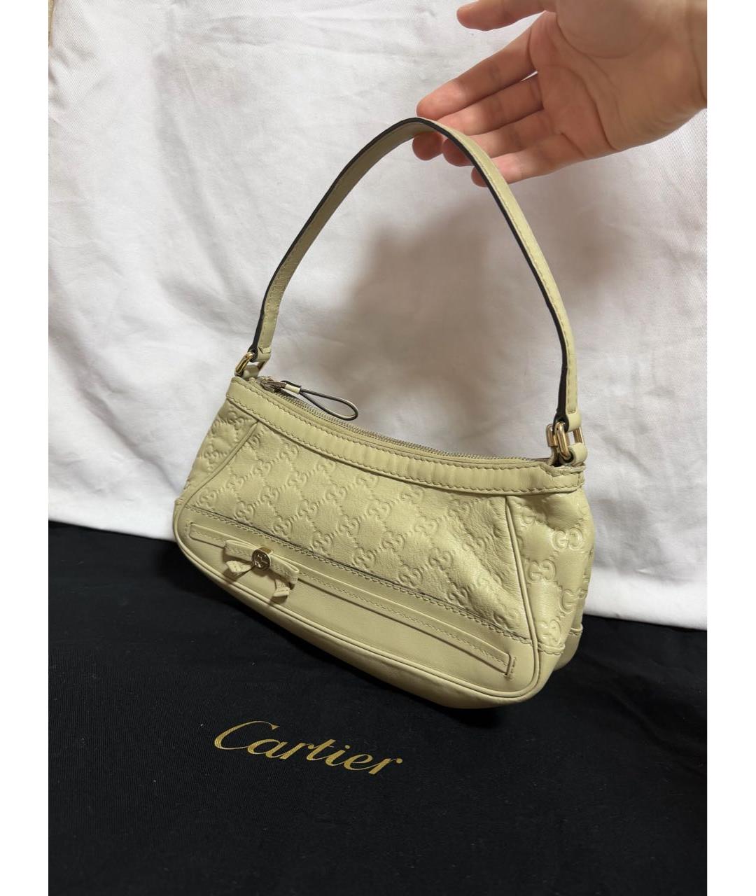 GUCCI Кожаная сумка с короткими ручками, фото 2