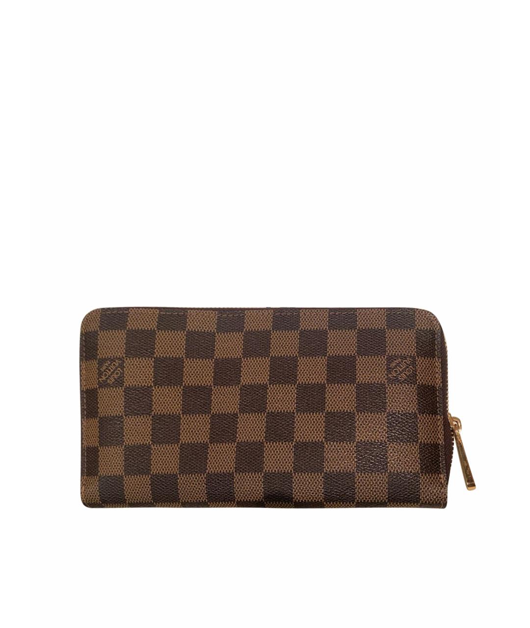 LOUIS VUITTON Коричневый кошелек, фото 1