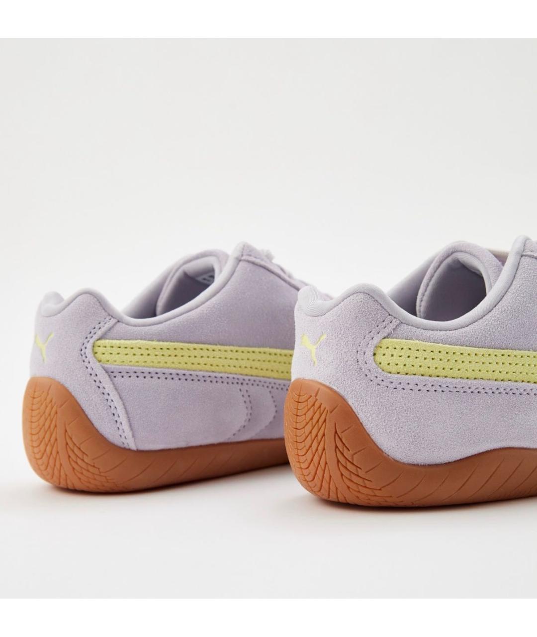PUMA Фиолетовые замшевые кроссовки, фото 4