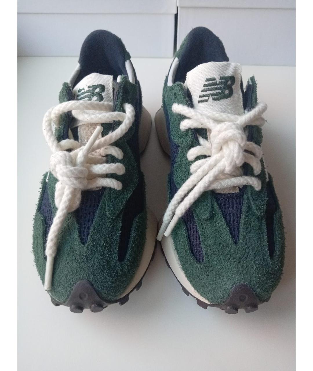 NEW BALANCE Зеленые текстильные кроссовки, фото 2