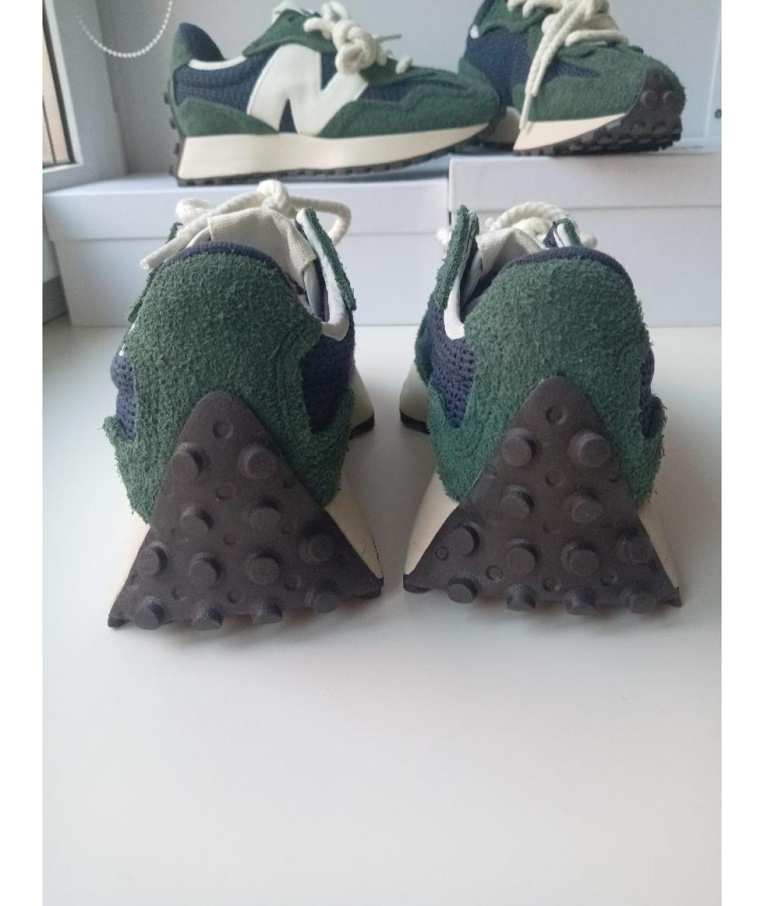 NEW BALANCE Зеленые текстильные кроссовки, фото 4