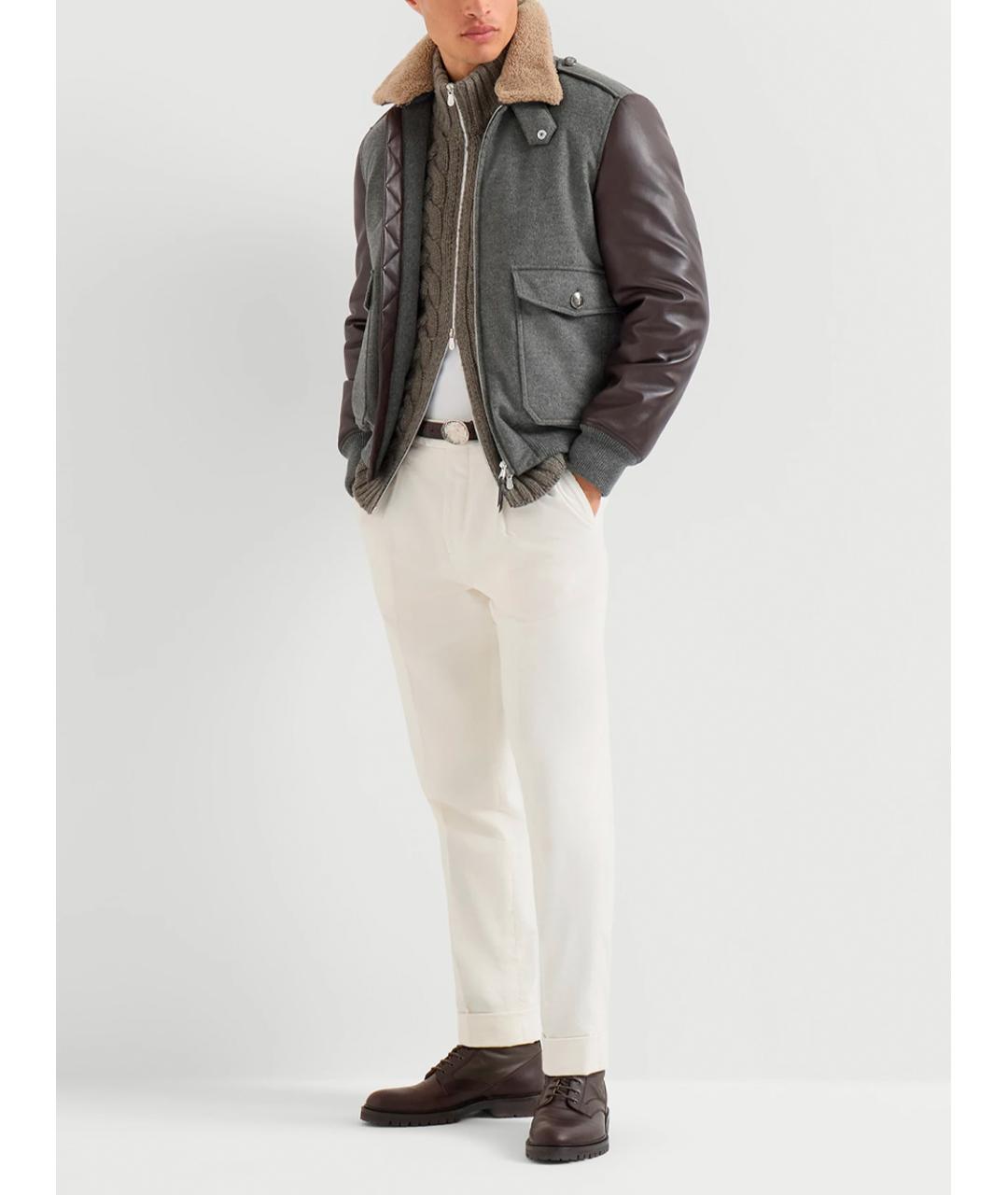BRUNELLO CUCINELLI Мульти кашемировая куртка, фото 6