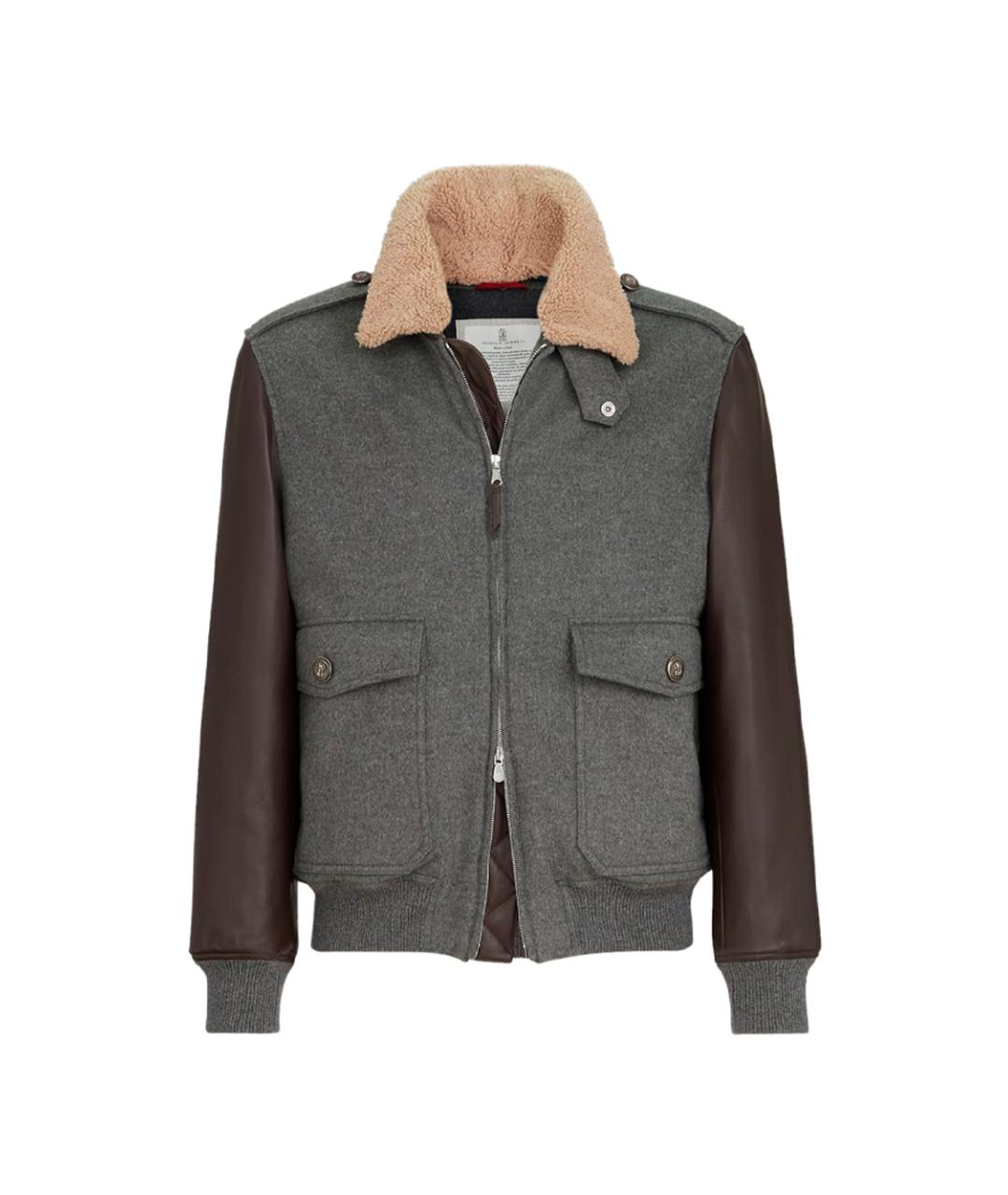 BRUNELLO CUCINELLI Мульти кашемировая куртка, фото 1
