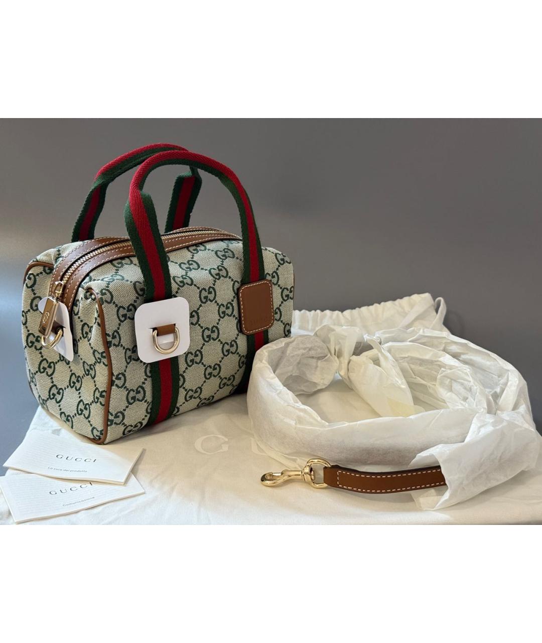 GUCCI Мульти жаккардовая сумка через плечо, фото 5