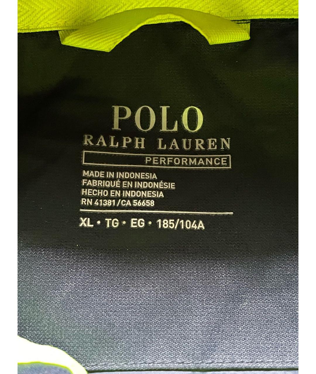 POLO RALPH LAUREN Темно-синяя полиэстеровая куртка, фото 6