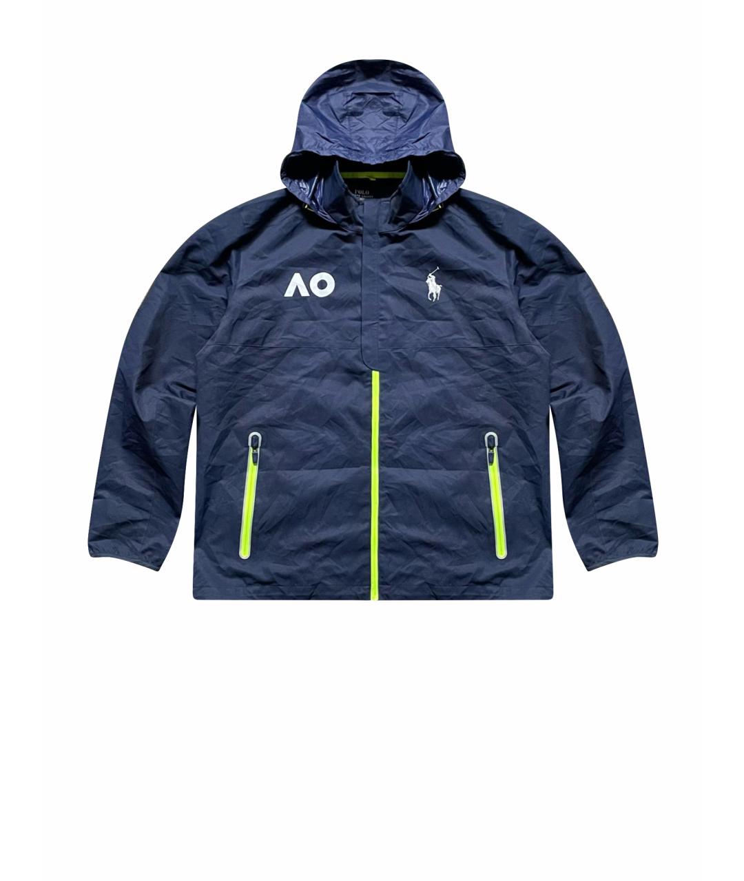 POLO RALPH LAUREN Темно-синяя полиэстеровая куртка, фото 9