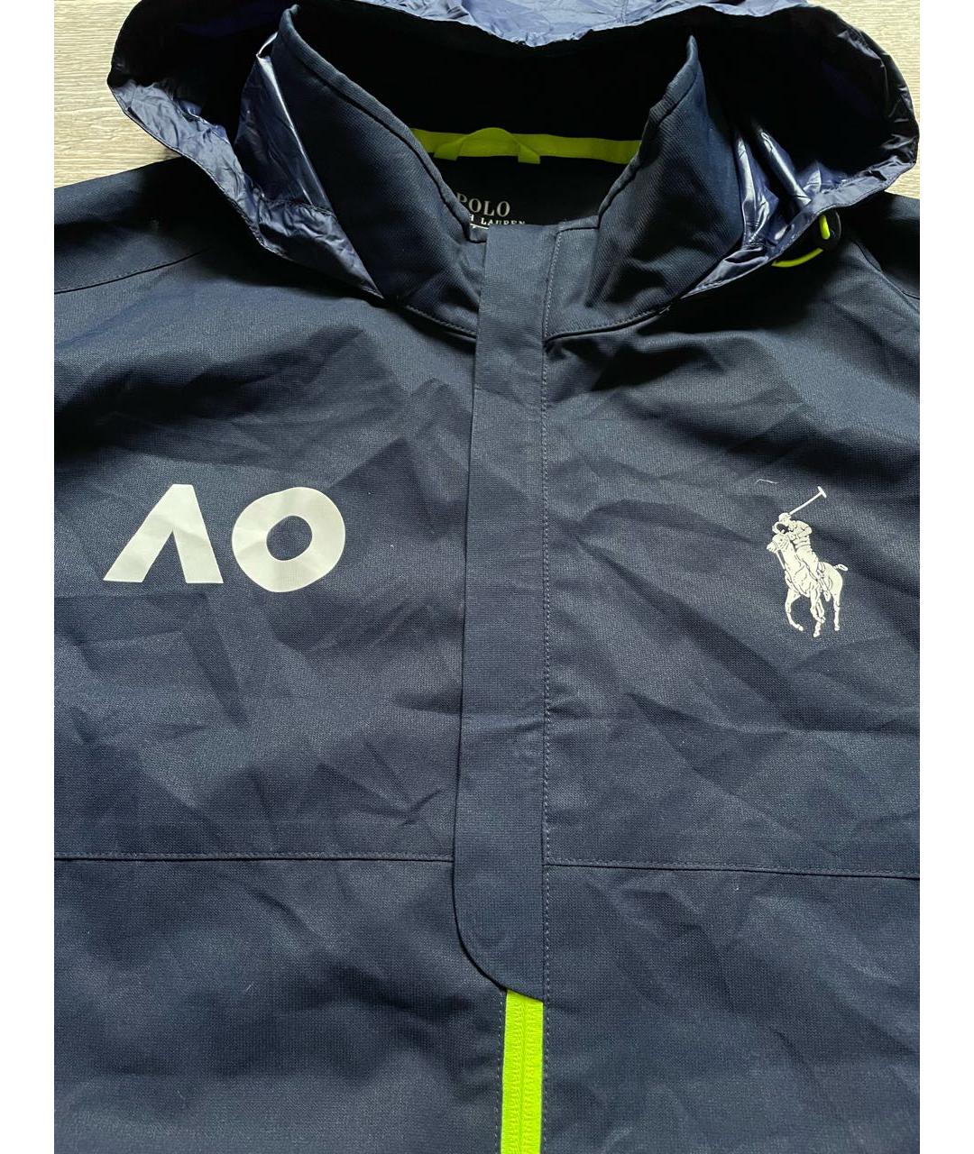 POLO RALPH LAUREN Темно-синяя полиэстеровая куртка, фото 4
