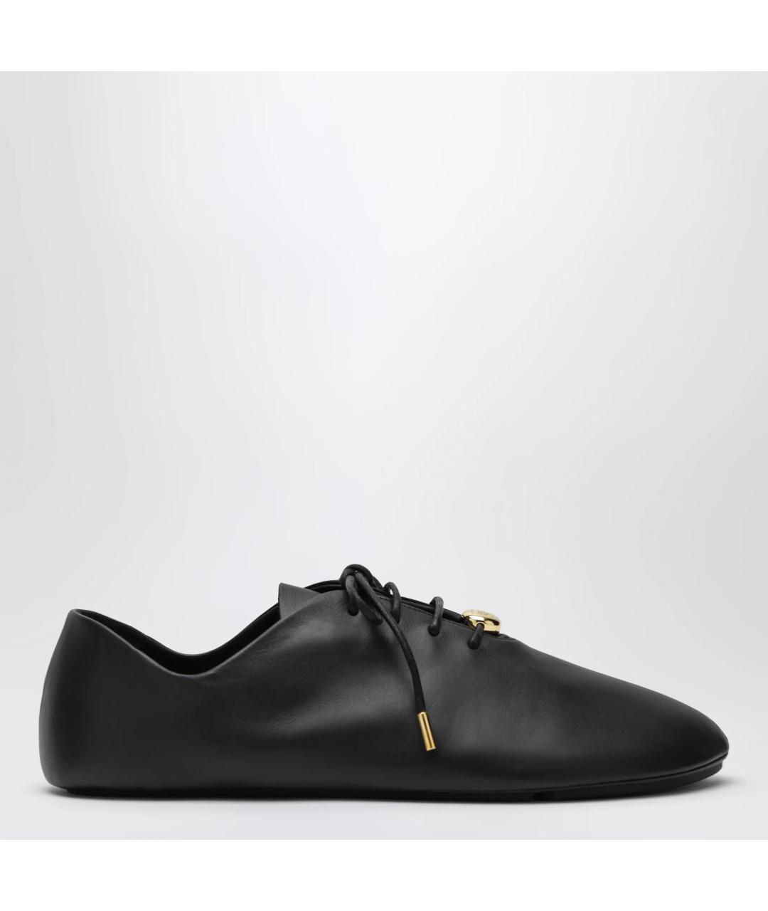 LOEWE Черные кожаные ботинки, фото 3