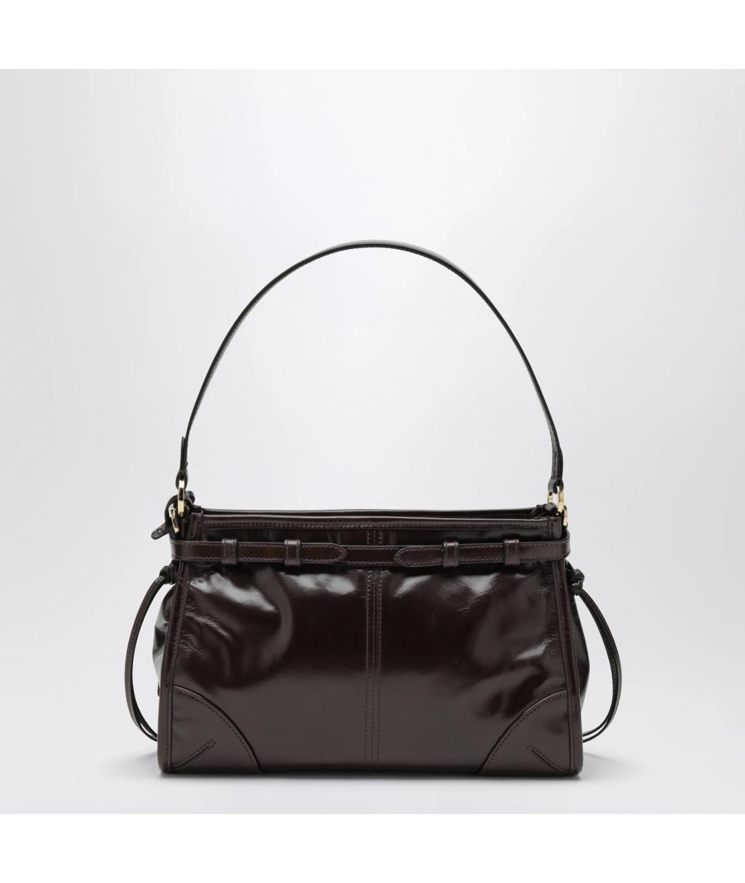 PRADA Коричневая кожаная сумка через плечо, фото 2