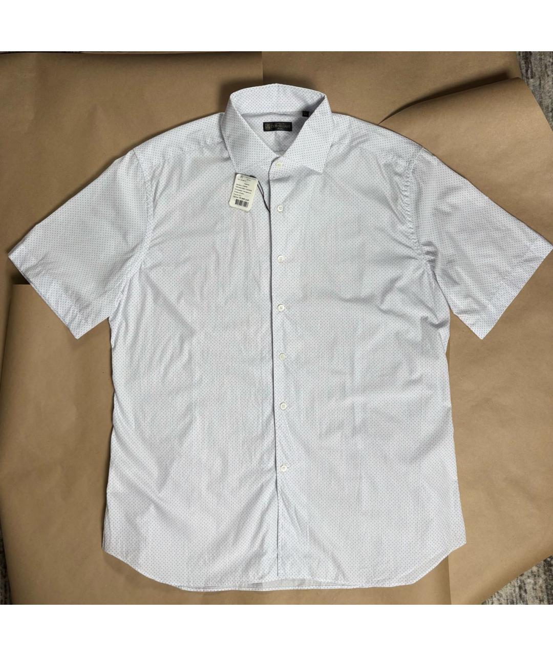 CORNELIANI Белая хлопковая классическая рубашка, фото 9