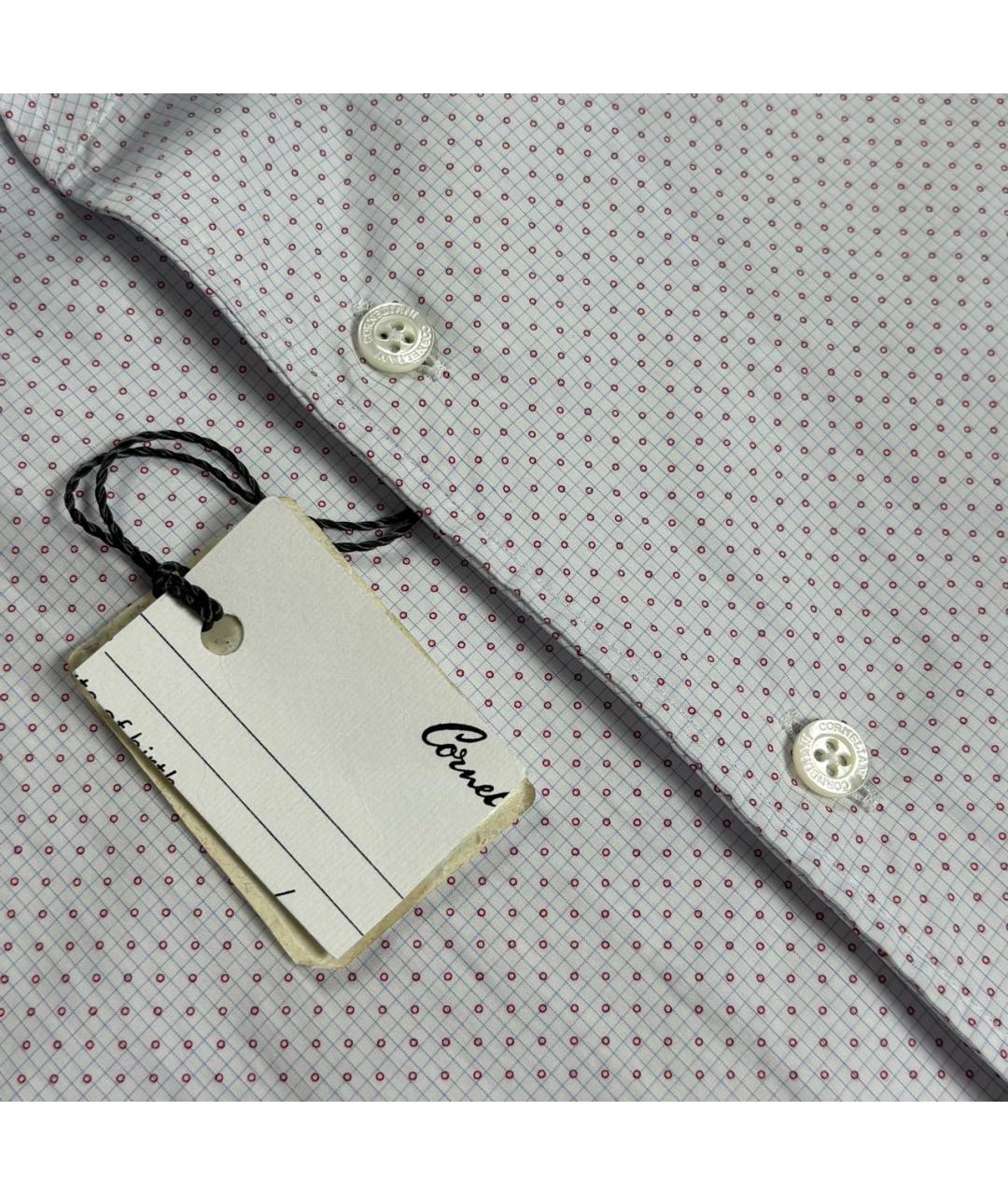CORNELIANI Белая хлопковая классическая рубашка, фото 4