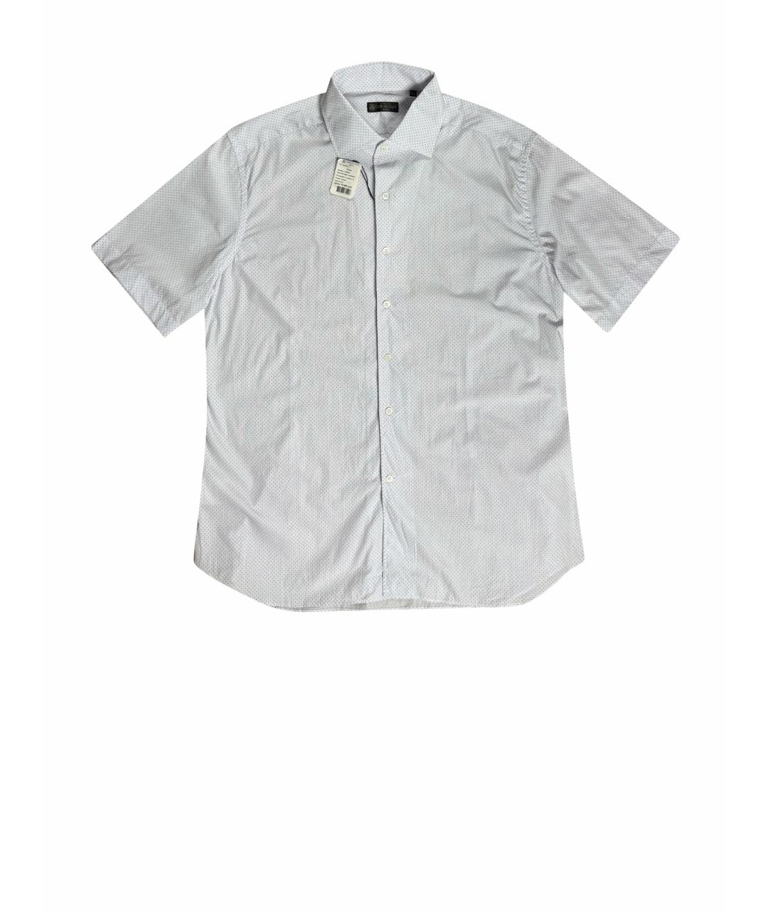 CORNELIANI Белая хлопковая классическая рубашка, фото 1