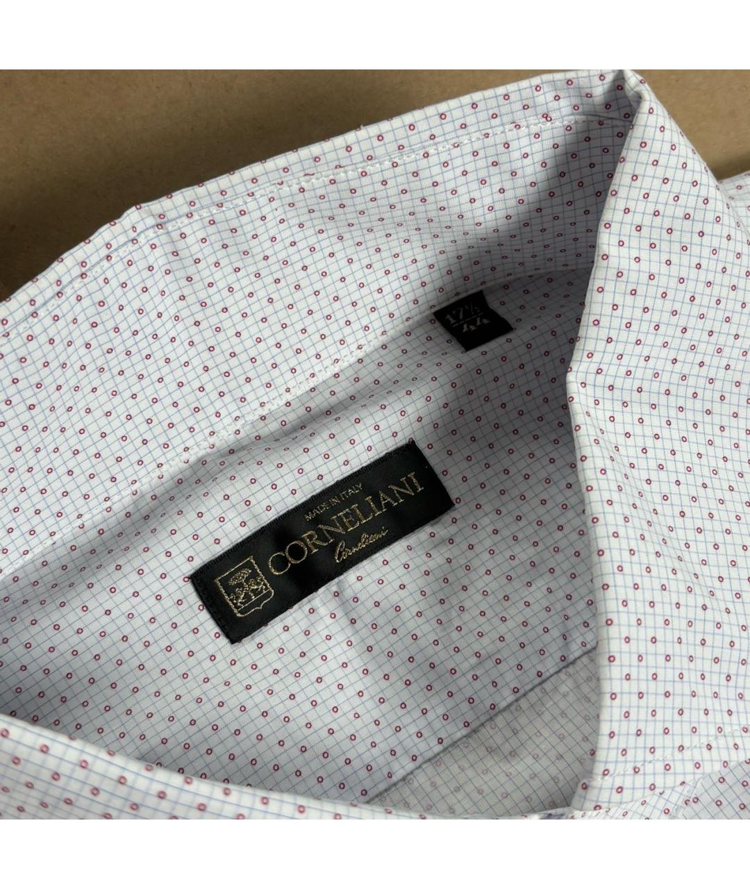 CORNELIANI Белая хлопковая классическая рубашка, фото 5