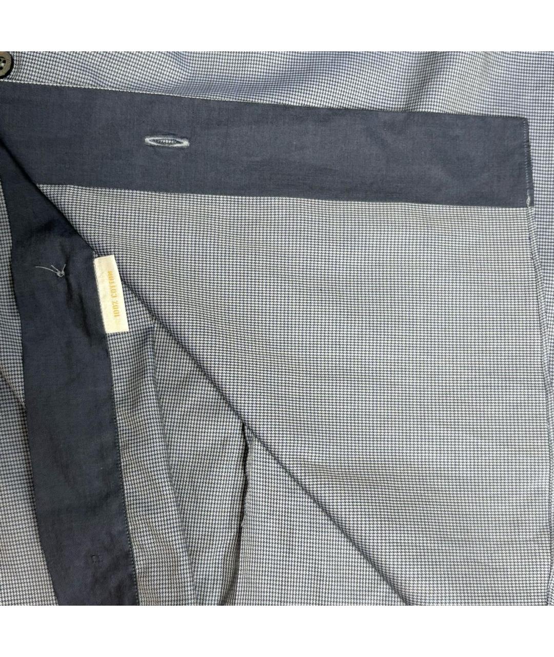 BRIONI Голубая хлопковая классическая рубашка, фото 8