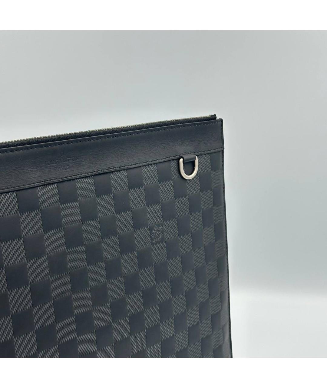 LOUIS VUITTON Черная папка для документов, фото 3