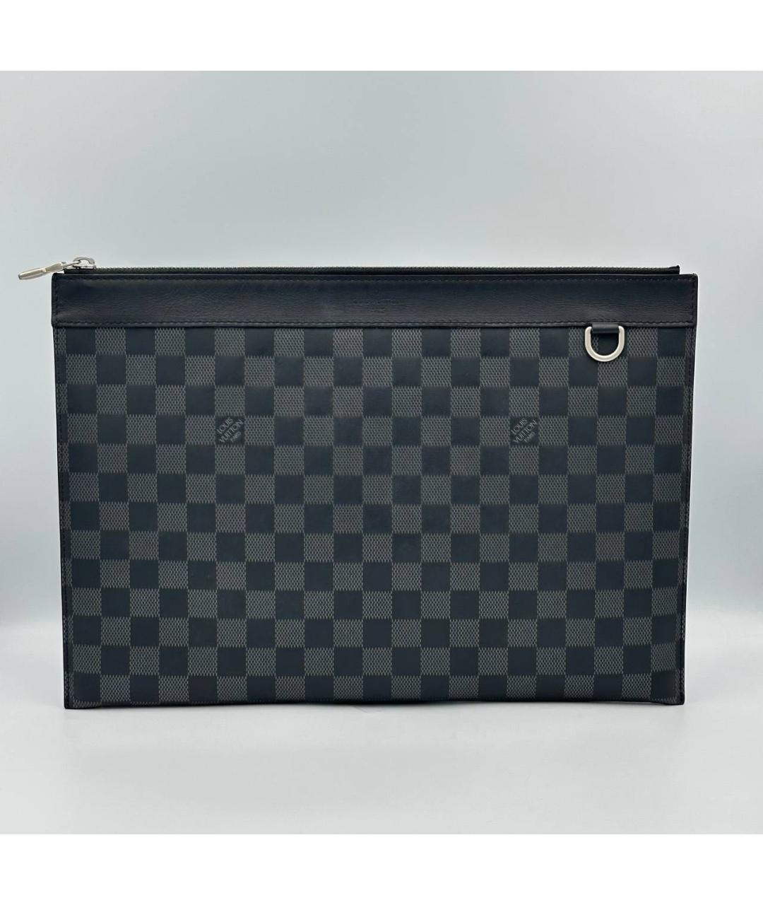 LOUIS VUITTON Черная папка для документов, фото 4