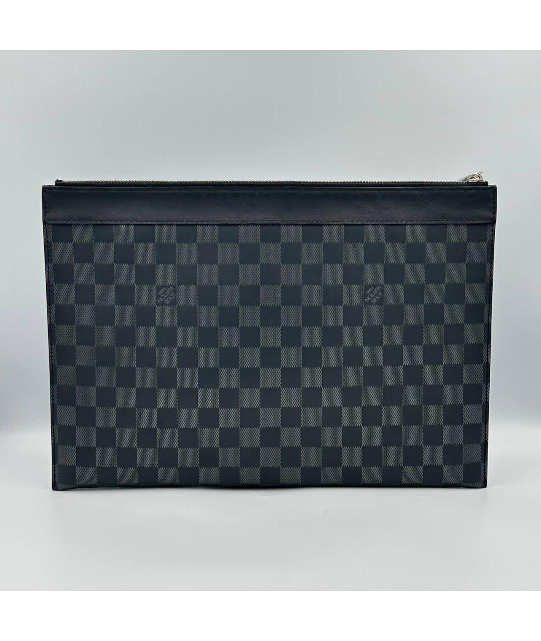LOUIS VUITTON Черная папка для документов, фото 2