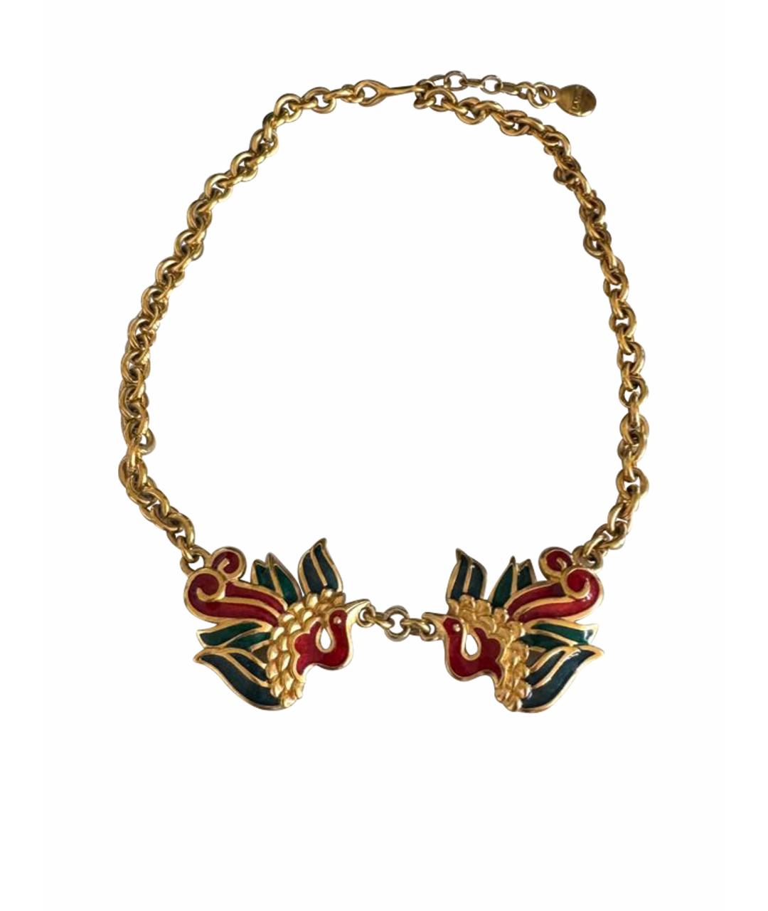LANVIN Золотое колье, фото 1