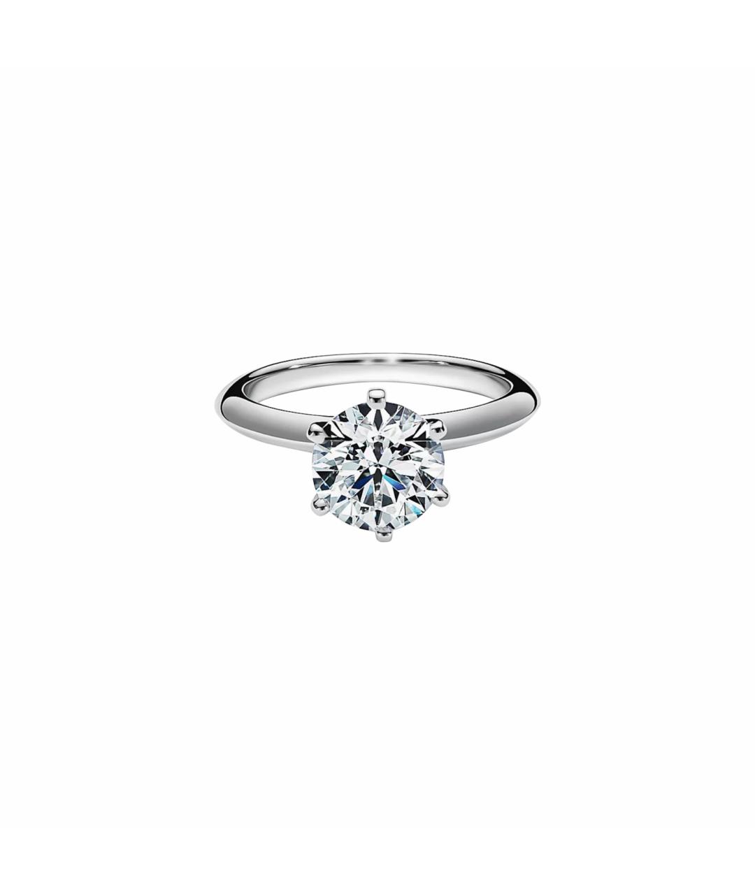 TIFFANY&CO Серебряное платиновое кольцо, фото 5