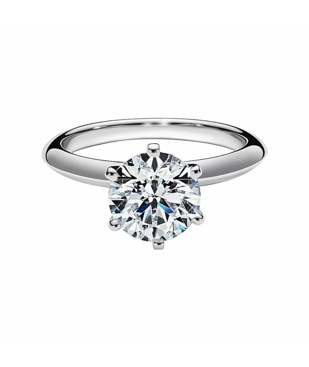 TIFFANY&CO Серебряное платиновое кольцо, фото 1