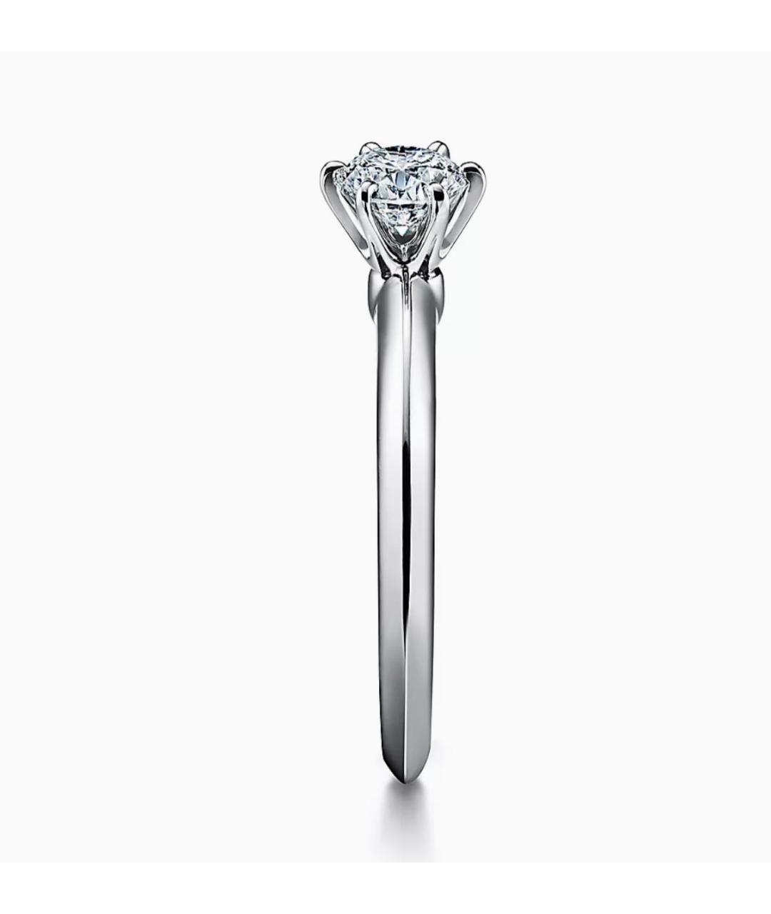 TIFFANY&CO Серебряное платиновое кольцо, фото 4