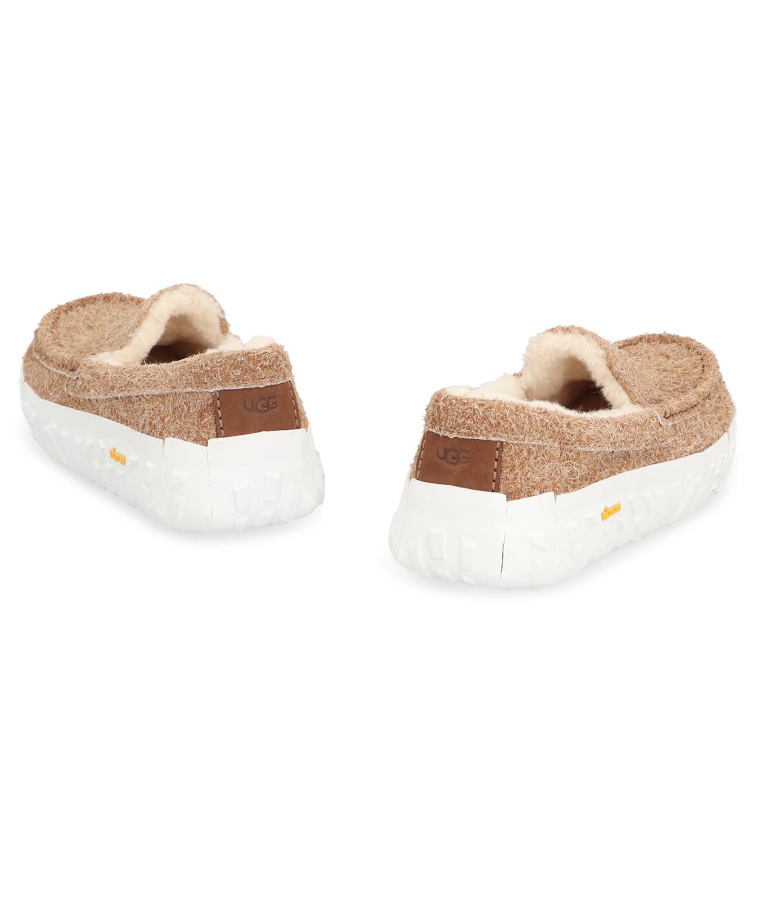 UGG Коричневые текстильные лоферы, фото 3