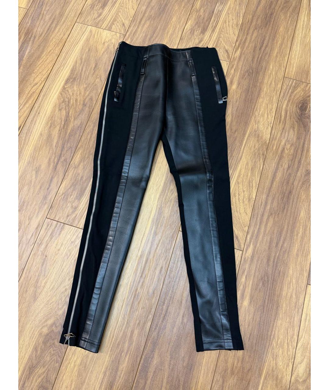 BURBERRY Черные брюки узкие, фото 6