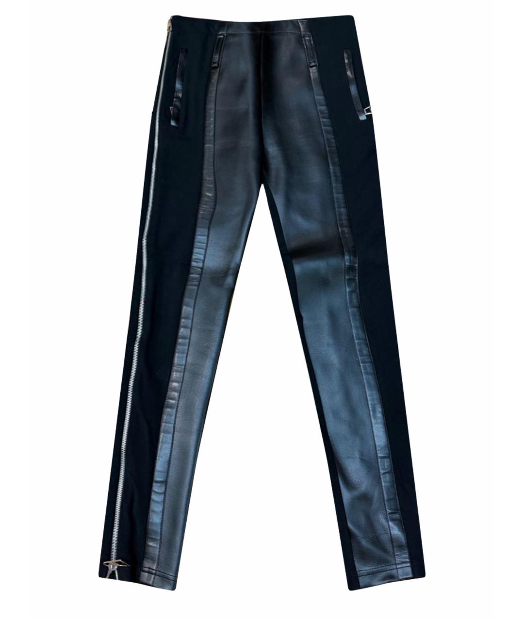 BURBERRY Черные брюки узкие, фото 1
