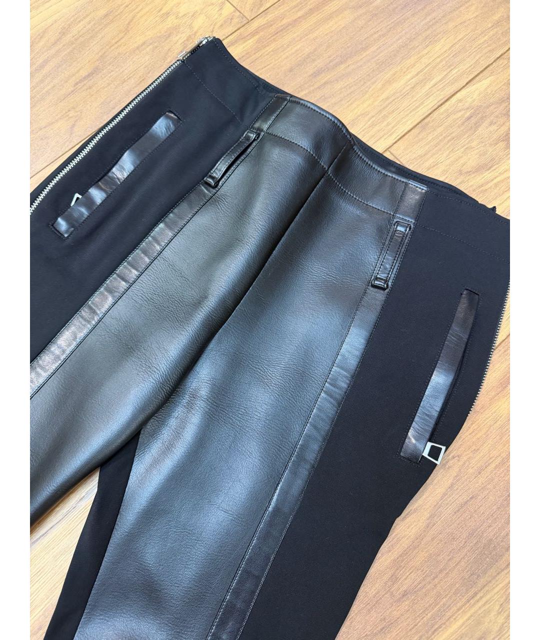 BURBERRY Черные брюки узкие, фото 3