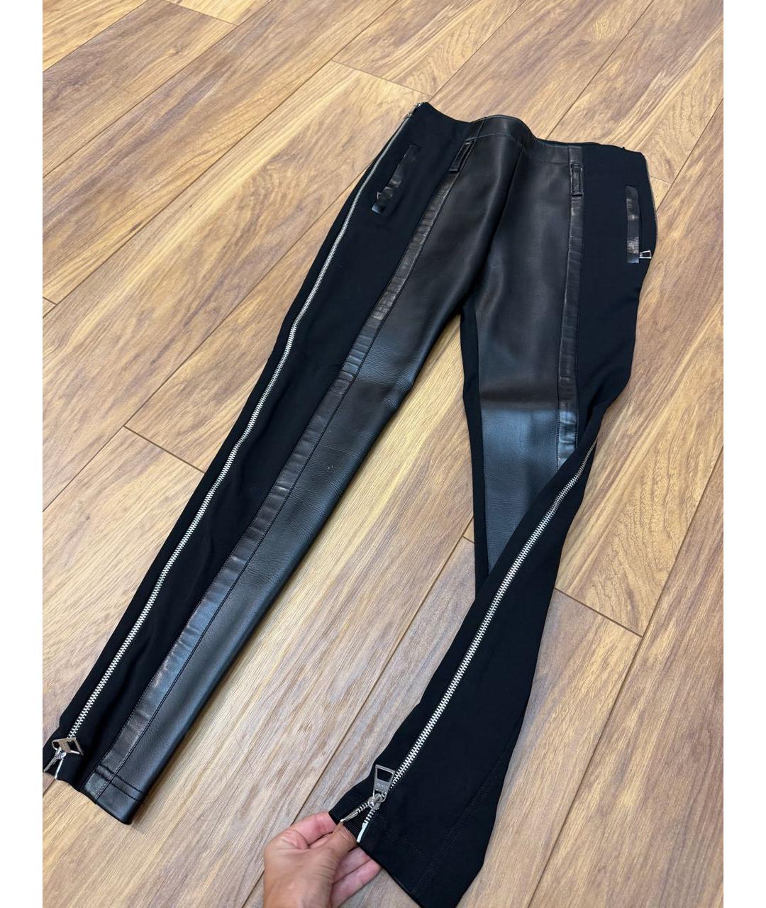 BURBERRY Черные брюки узкие, фото 2