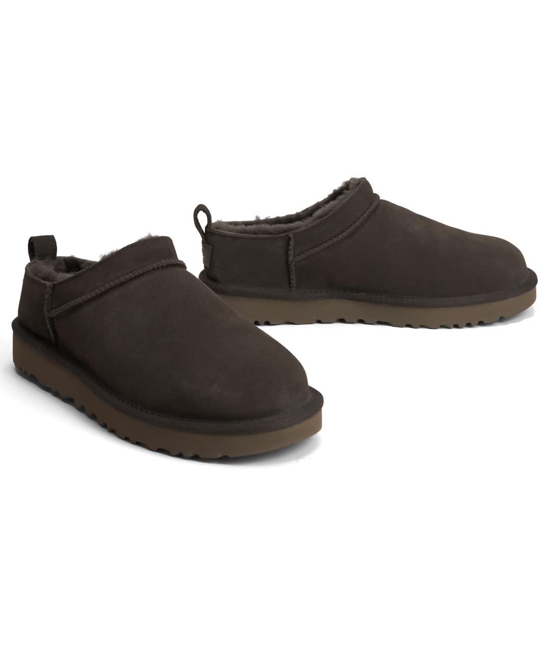 UGG Коричневые замшевые сабо, фото 2