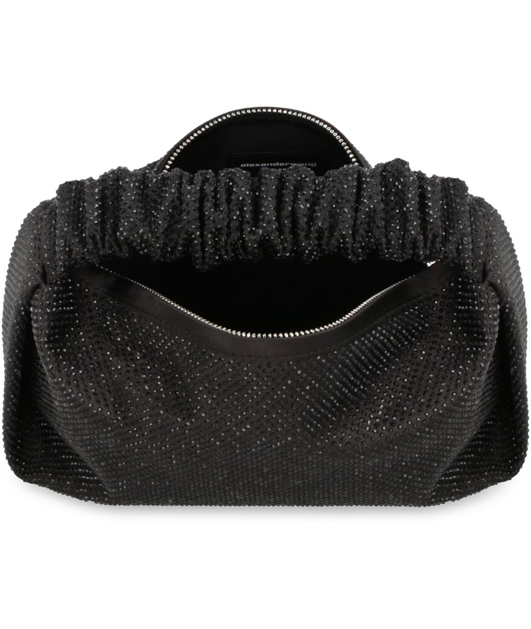 ALEXANDER WANG Черная тканевая сумка с короткими ручками, фото 4