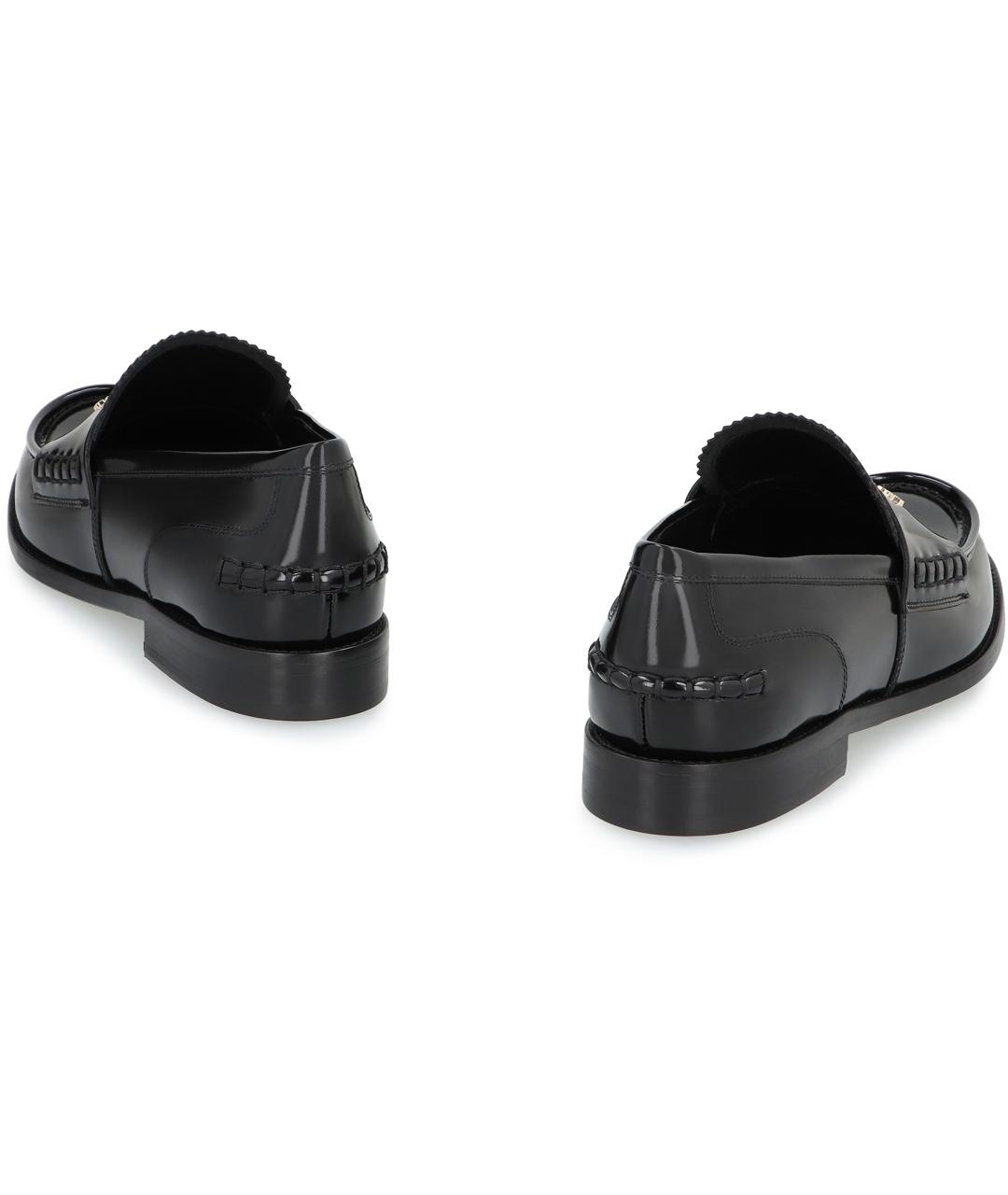 ALEXANDER WANG Черные кожаные лоферы, фото 3