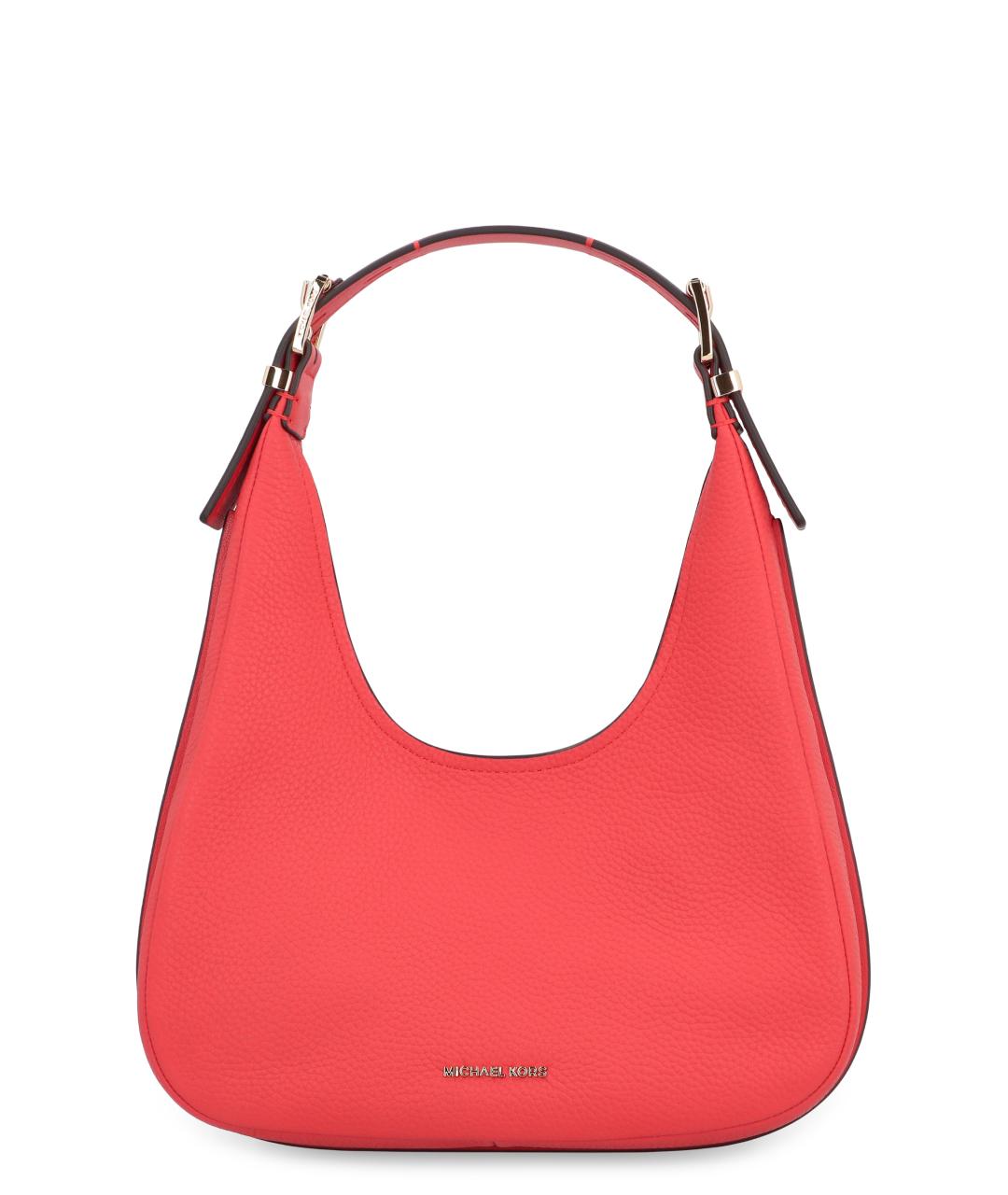 MICHAEL MICHAEL KORS Красная кожаная сумка с короткими ручками, фото 1