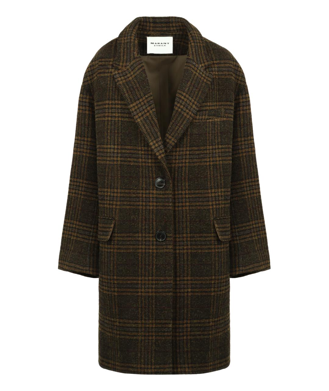 ISABEL MARANT Мульти шерстяное пальто, фото 1