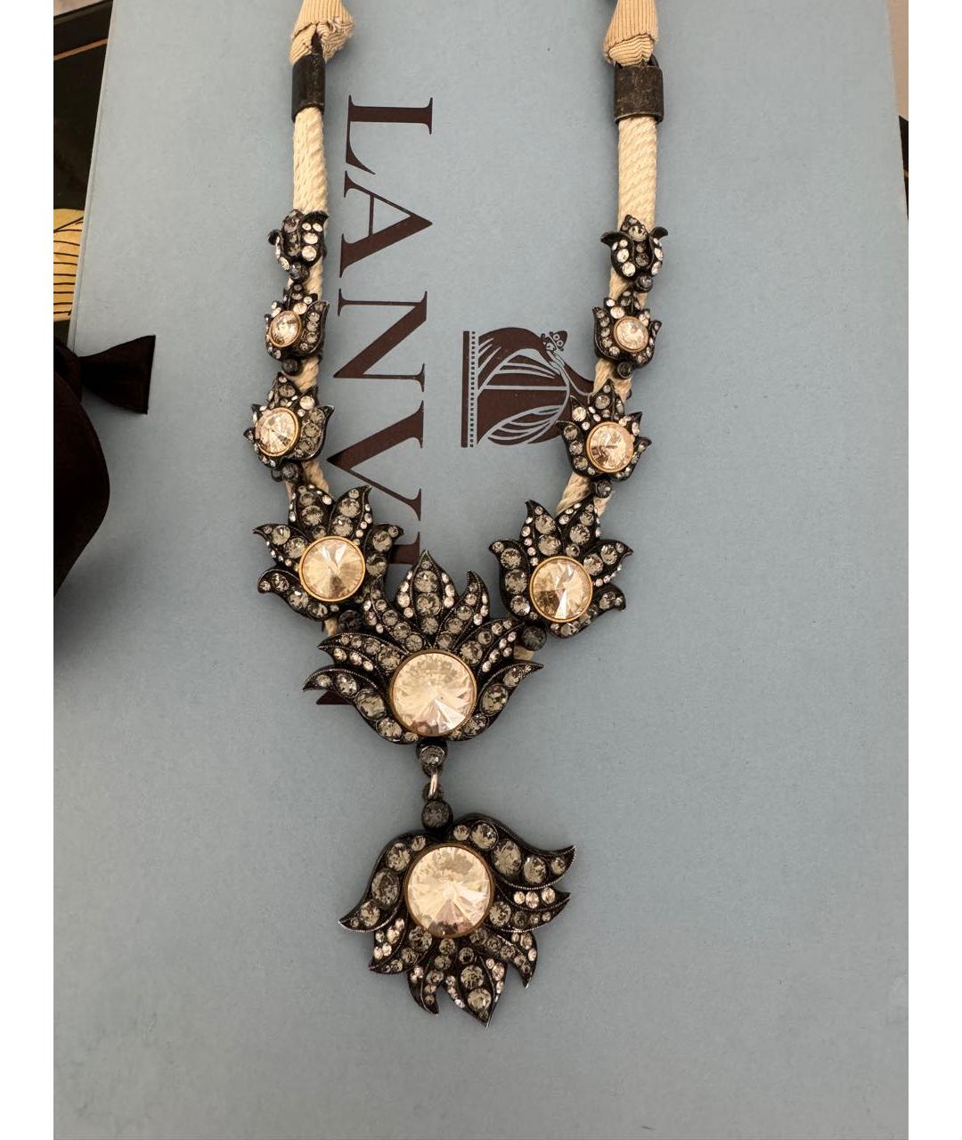 LANVIN Бежевое колье, фото 2