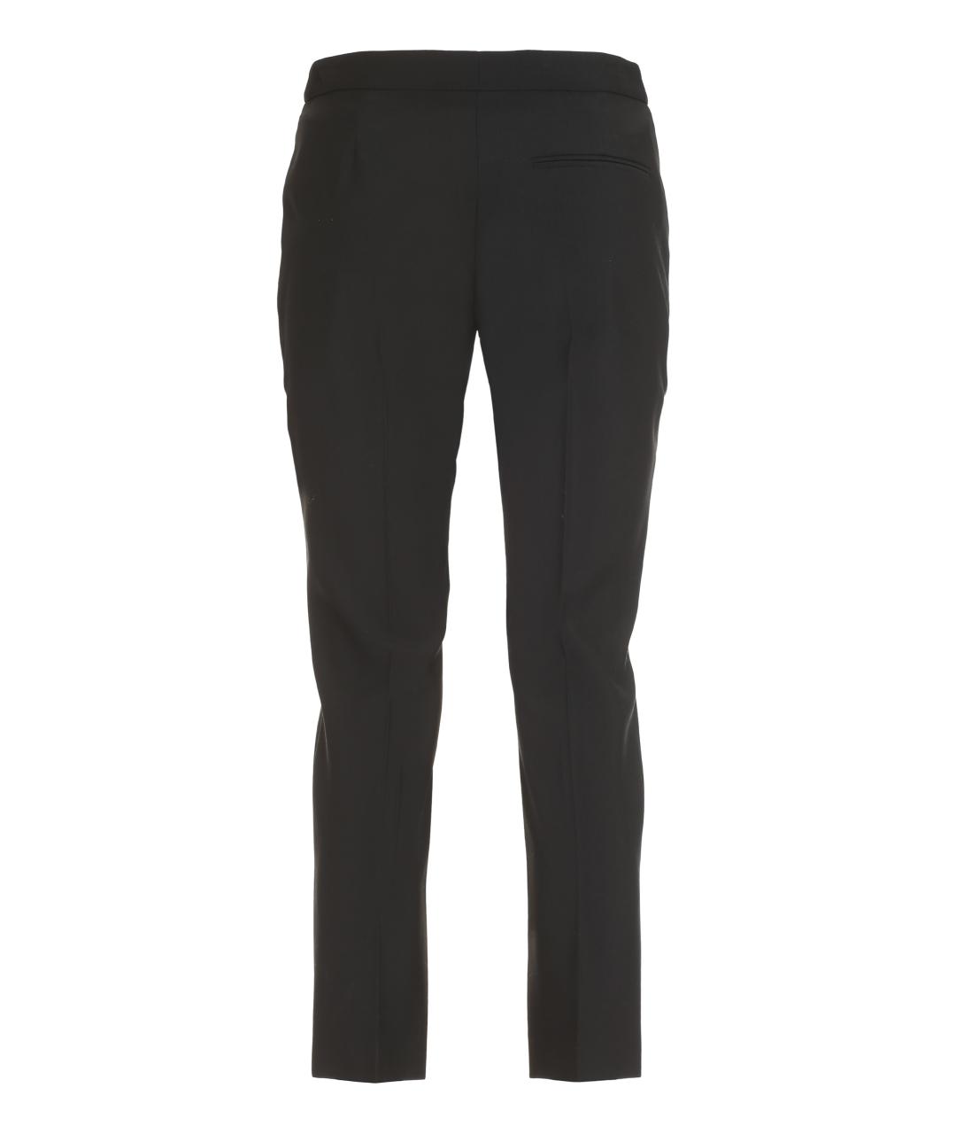 ALEXANDER MCQUEEN Черные шерстяные брюки узкие, фото 2